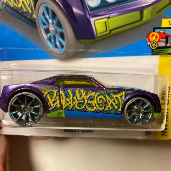 2022 Hot Wheels 62/250 "Bully Goat" 1/10 "HW Art Cars" Series - Purple - Picture 8 of 13
